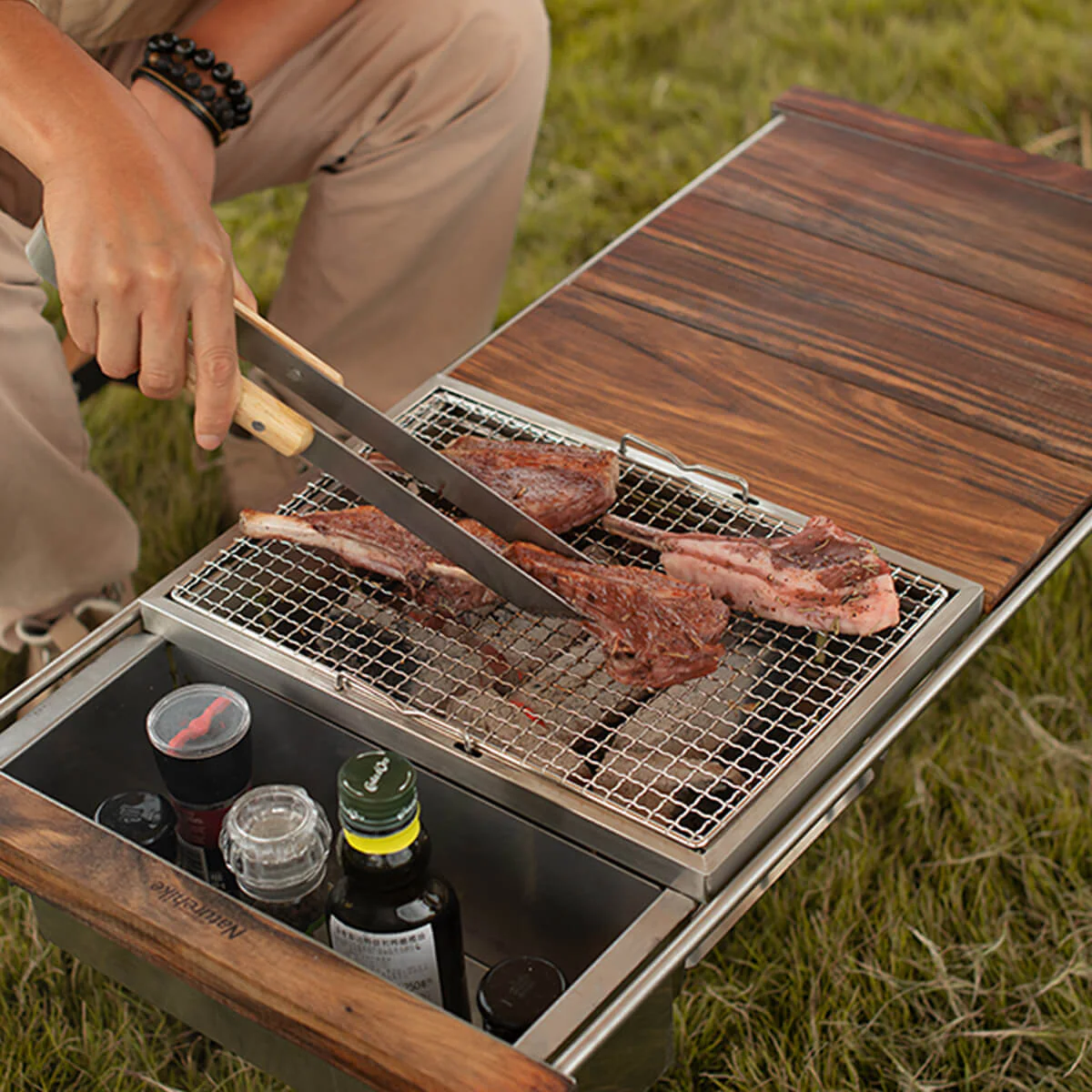 Assortiment d'outils de barbecue quatre pièces - Image 6