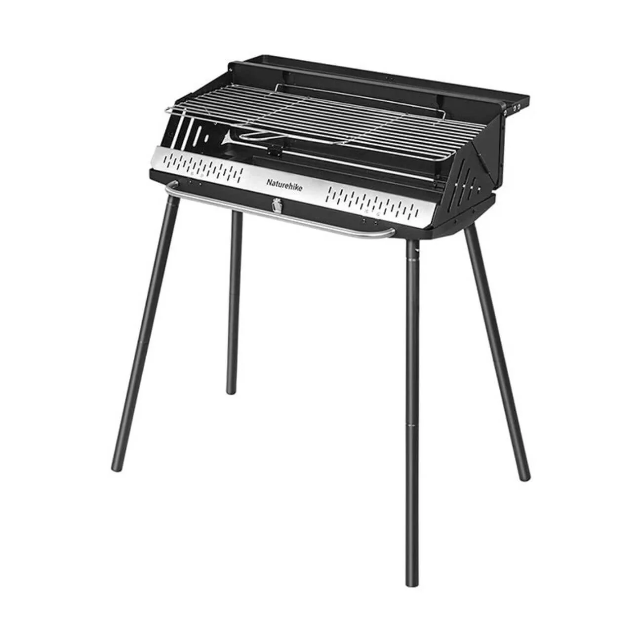 Barbecue vertical portatif avec housse de rangement