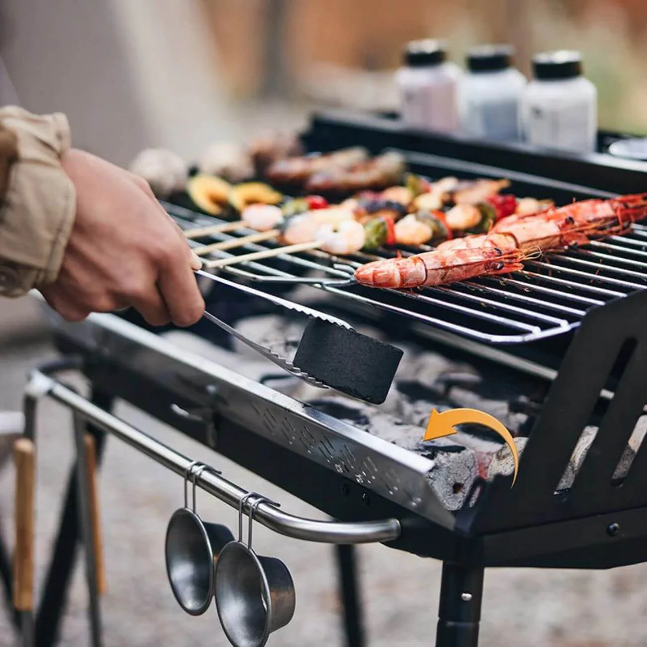 Barbecue vertical portatif avec housse de rangement - Image 3