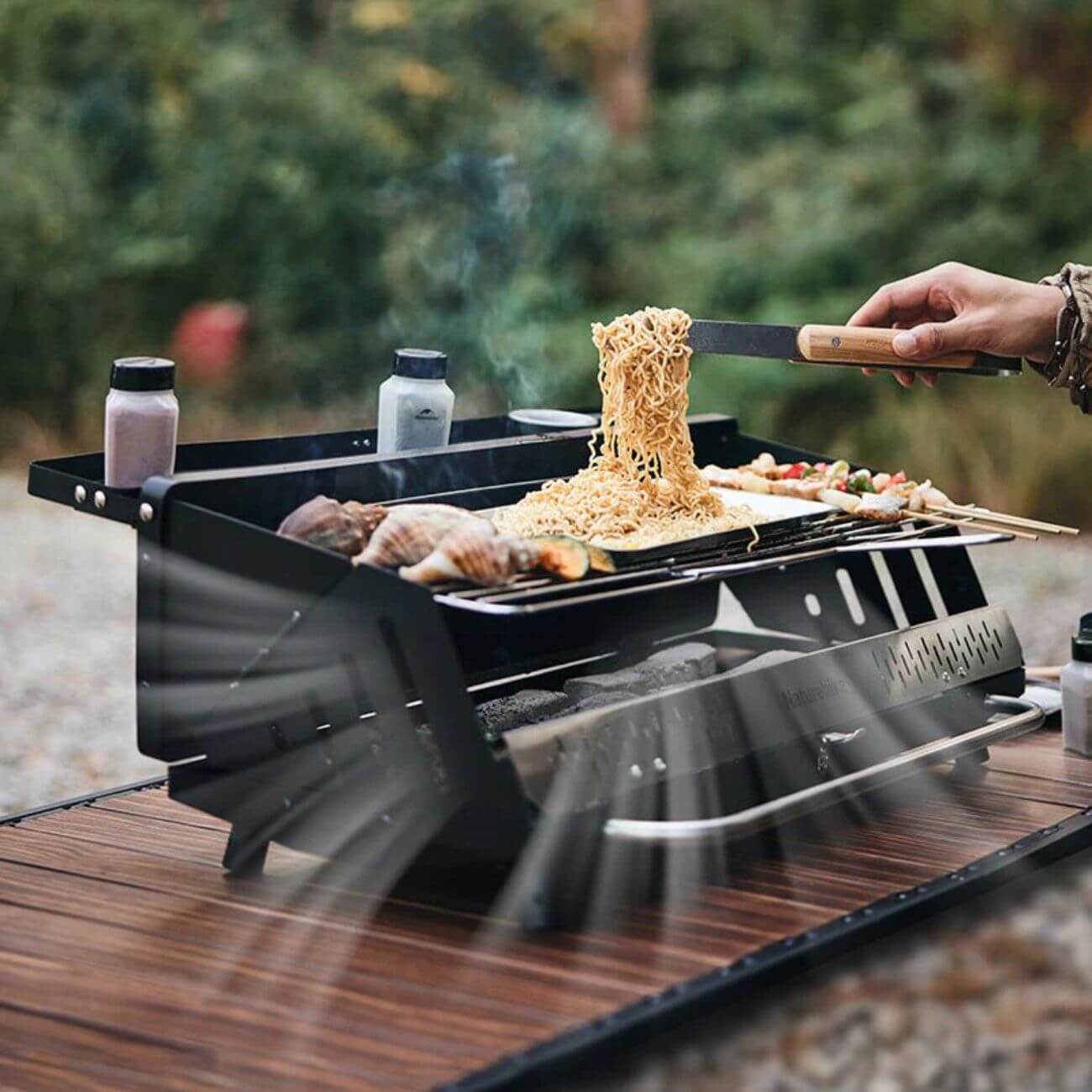 Barbecue vertical portatif avec housse de rangement - Image 4