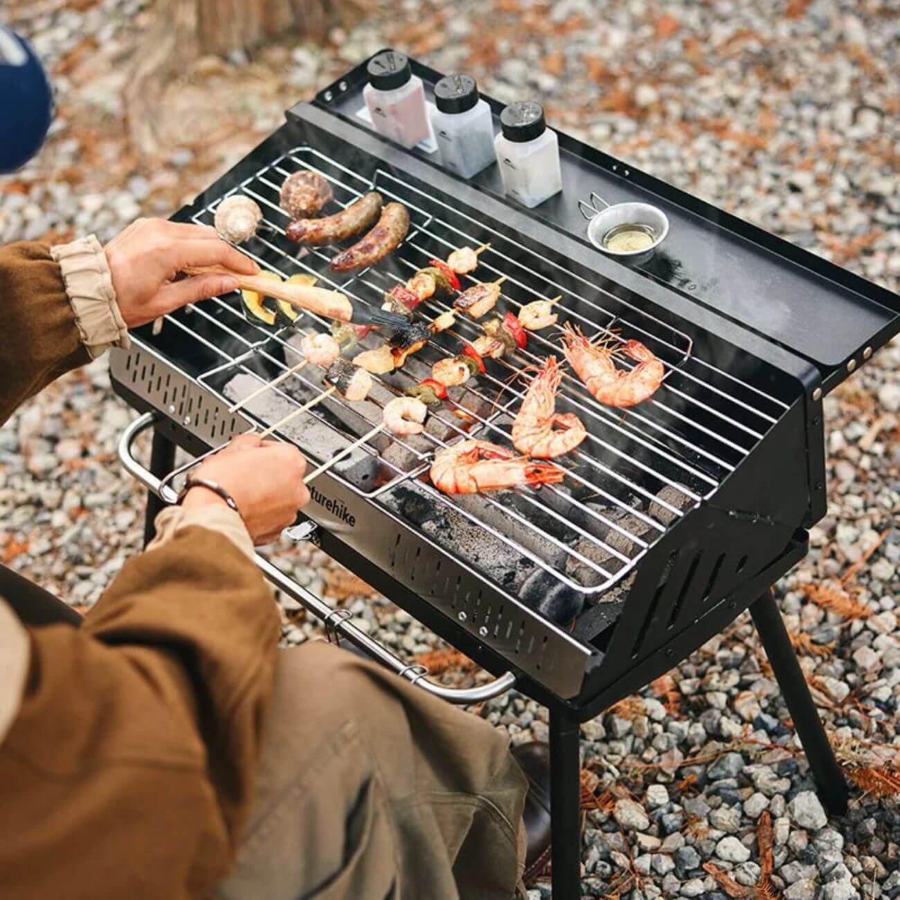 Barbecue vertical portatif avec housse de rangement - Image 6