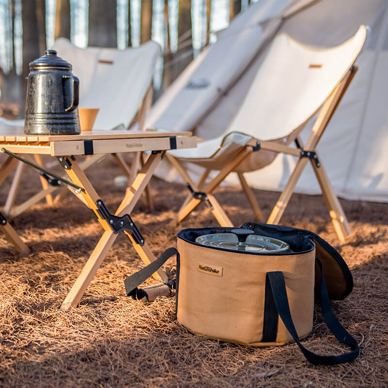 Boîte de rangement ronde pour le camping - Image 8