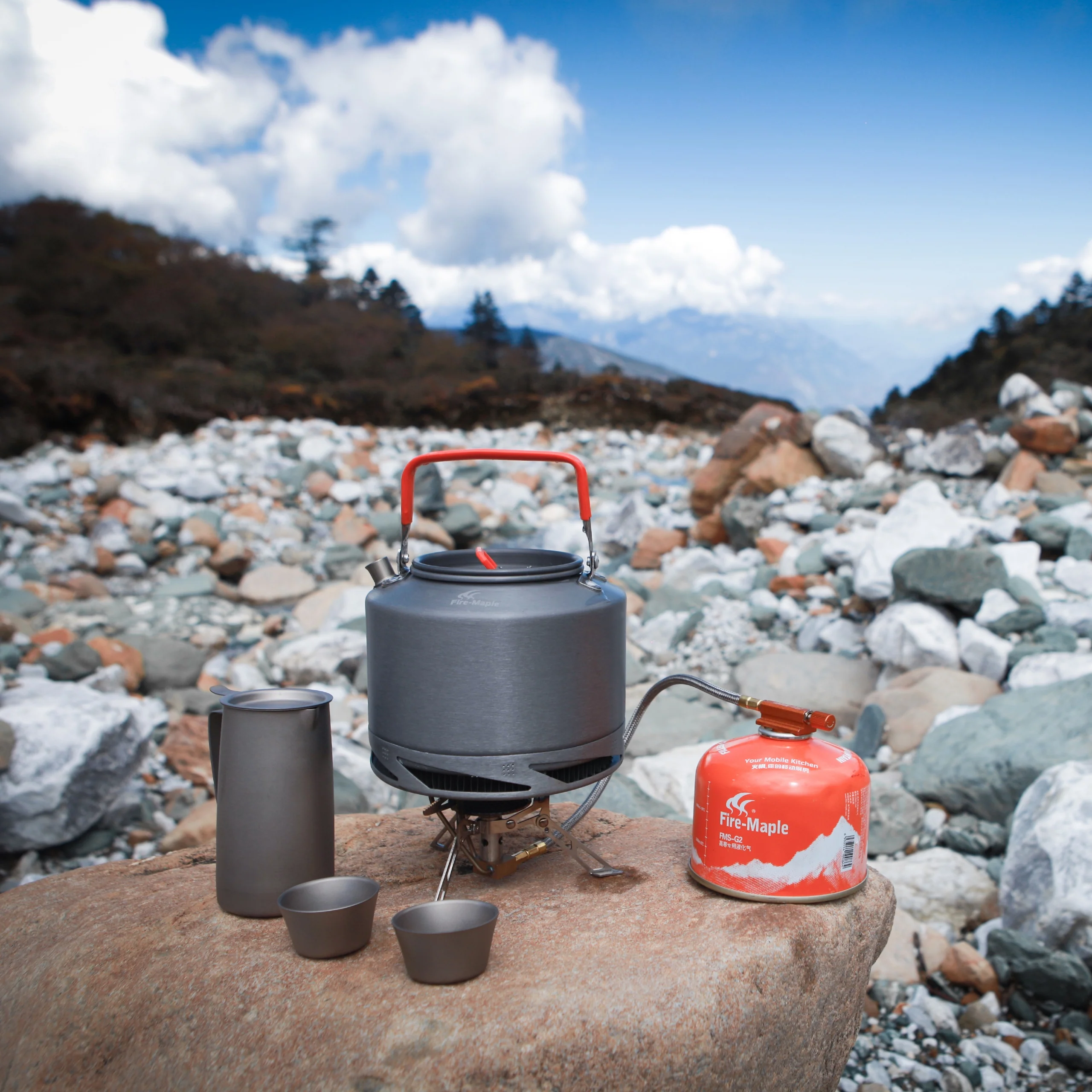 Bouilloire de camping à haute efficacité 1,5 L FEAST XT2 - Image 2