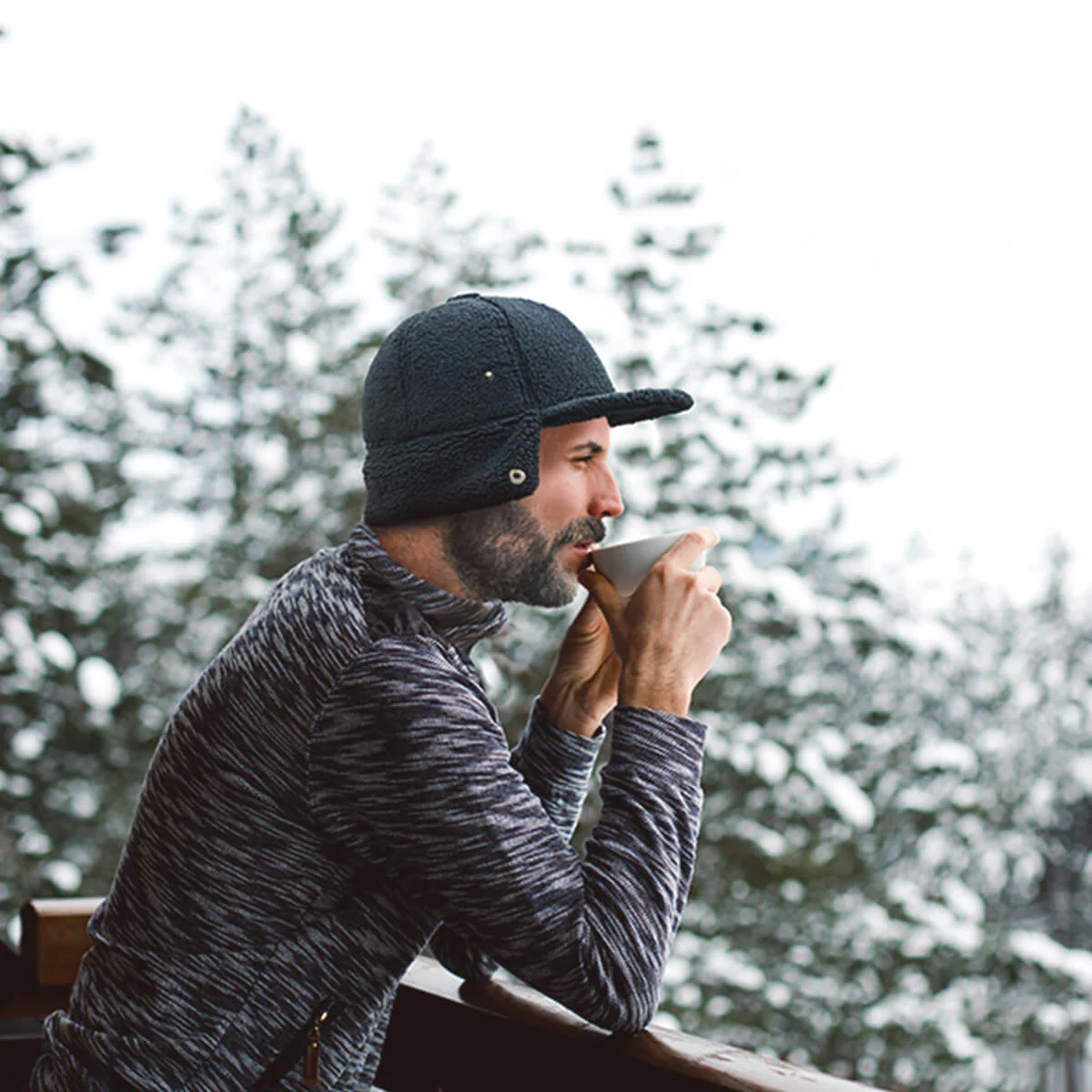 Casquette d'hiver en laine polaire - Image 2