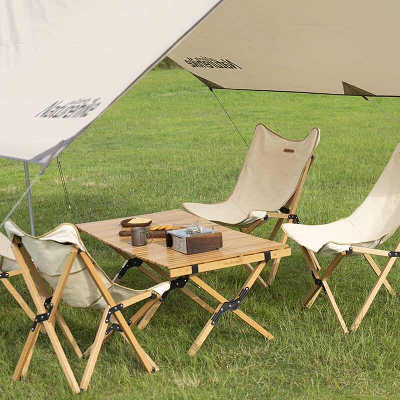 Chaise pliante en bois - Image 3
