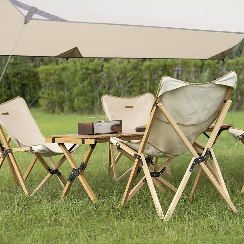 Chaise pliante en bois - Image 5