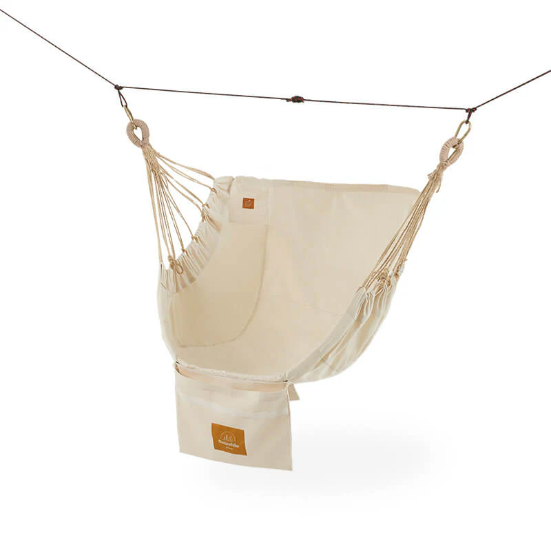 Chaise berçante en canvas - Image 3