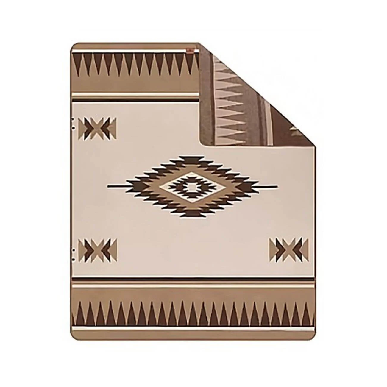 Couverture en laine à motifs géométriques - Image 8