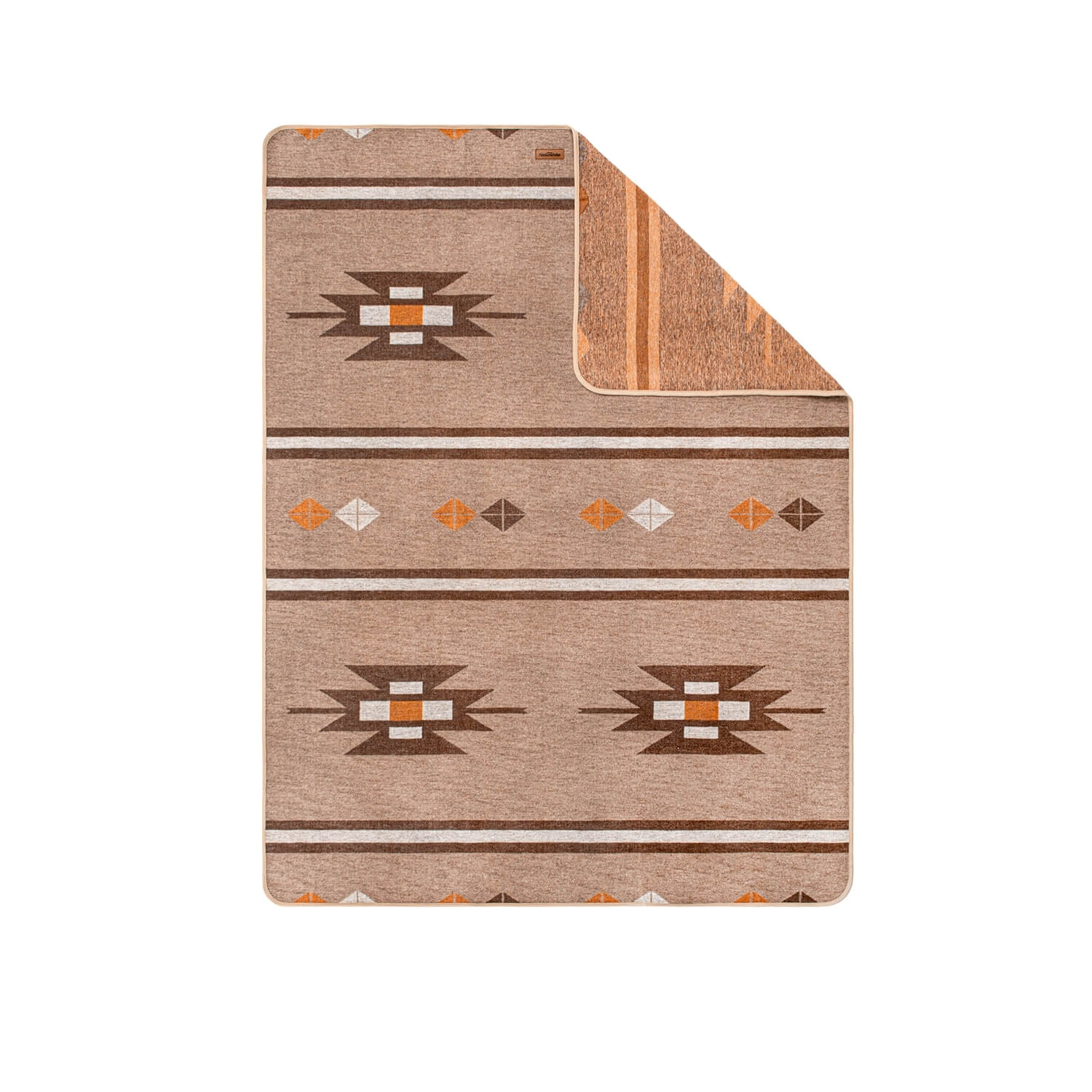 Couverture en laine à motifs géométriques - Image 9