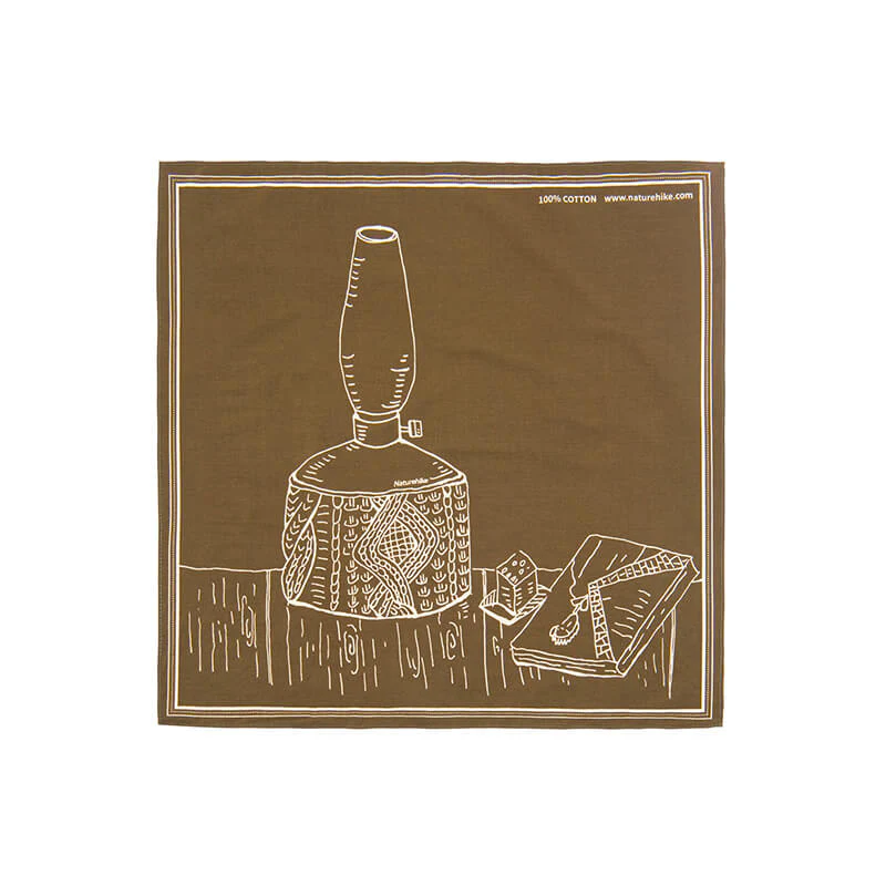 Écharpe carrée à motif - Image 9