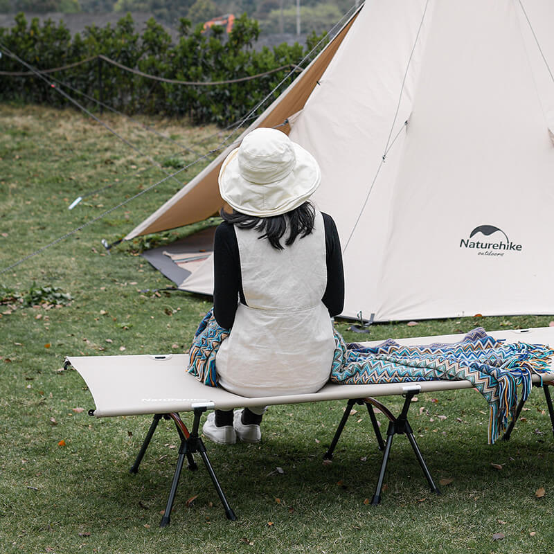 Lit de camp pliable à trois points d'appui - Image 3