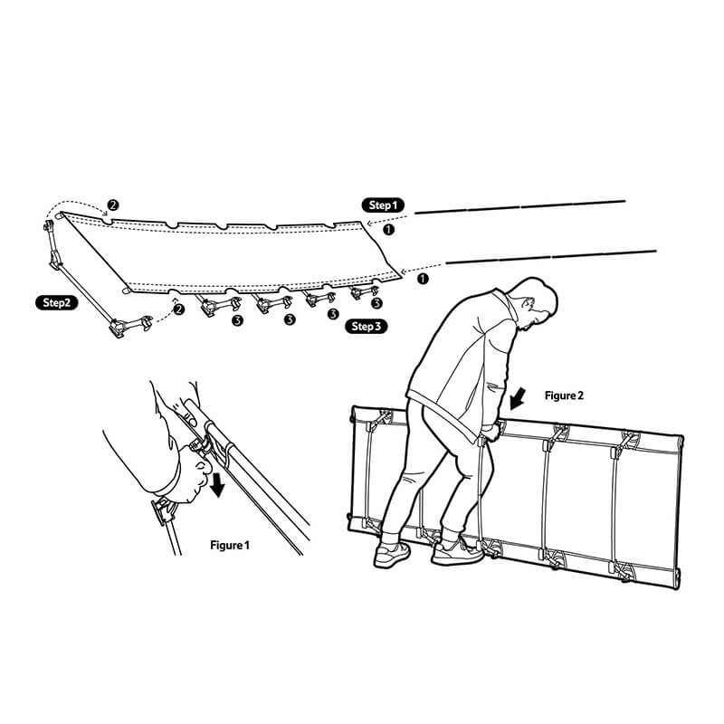 Lit de camp pliant pour l'extérieur - Image 8