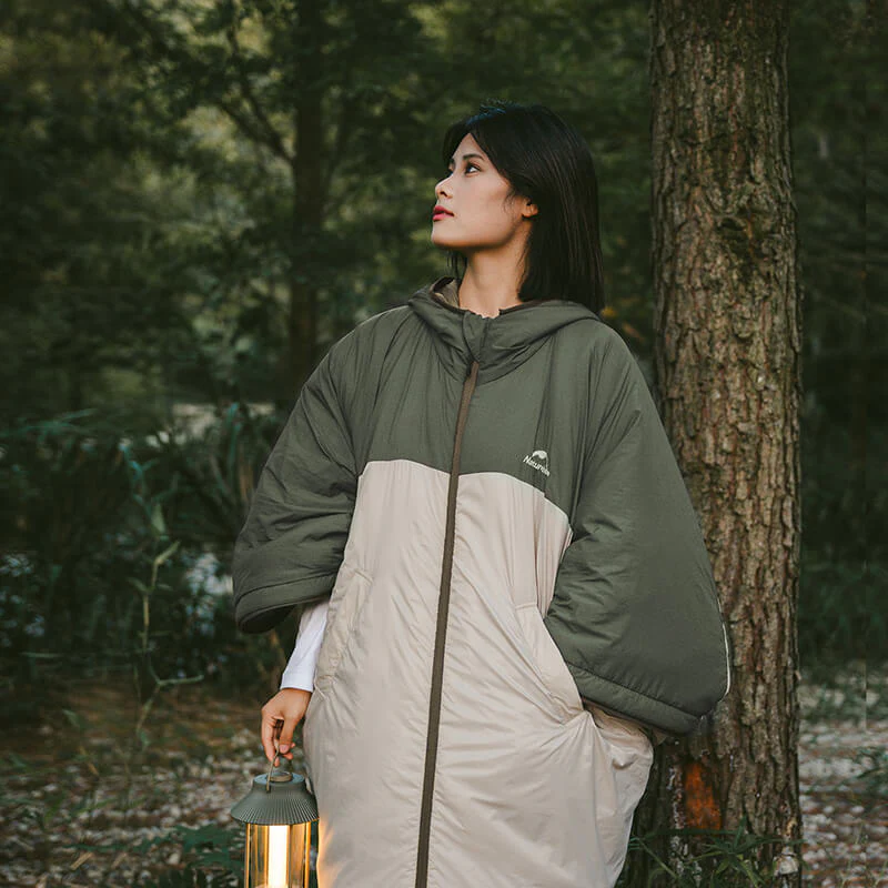 Manteau sac de couchage style poncho - Image 3