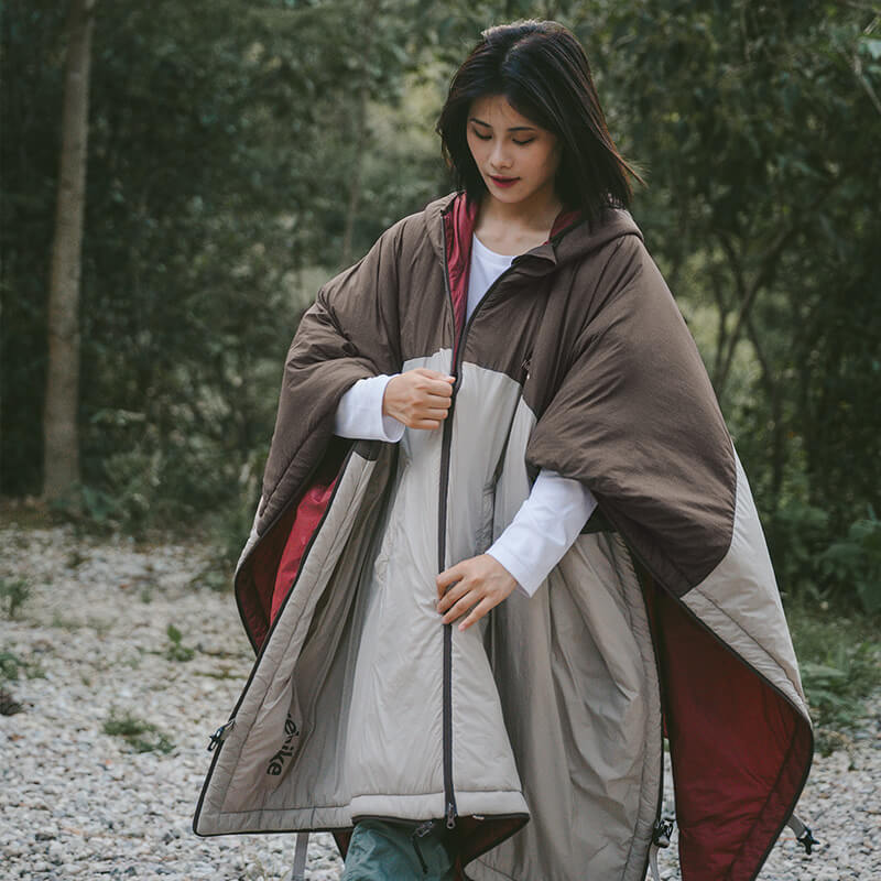 Manteau sac de couchage style poncho - Image 6