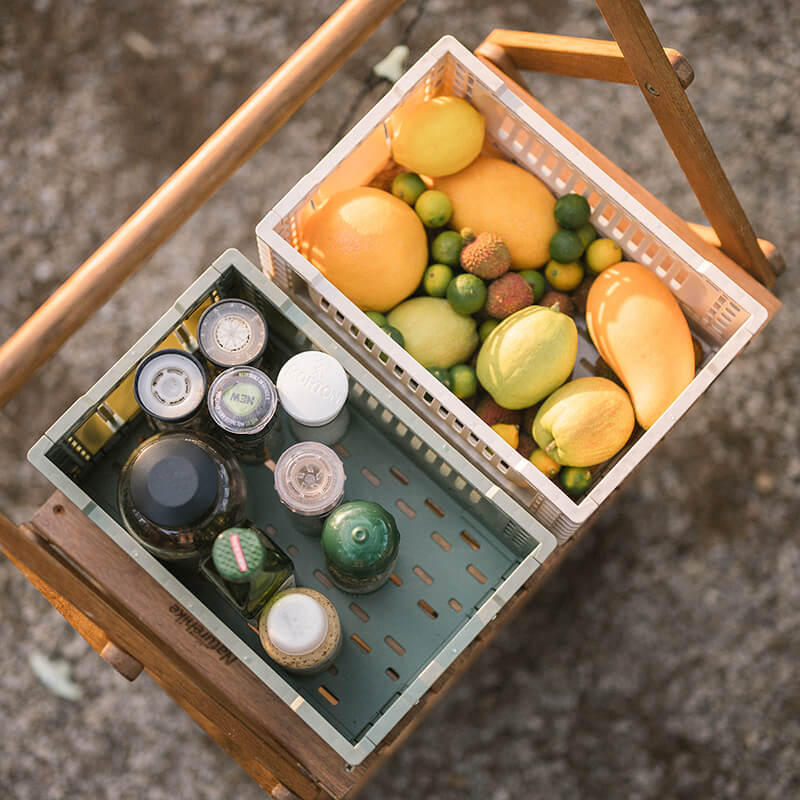 Panier de rangement pliable en polypropylène - Image 4