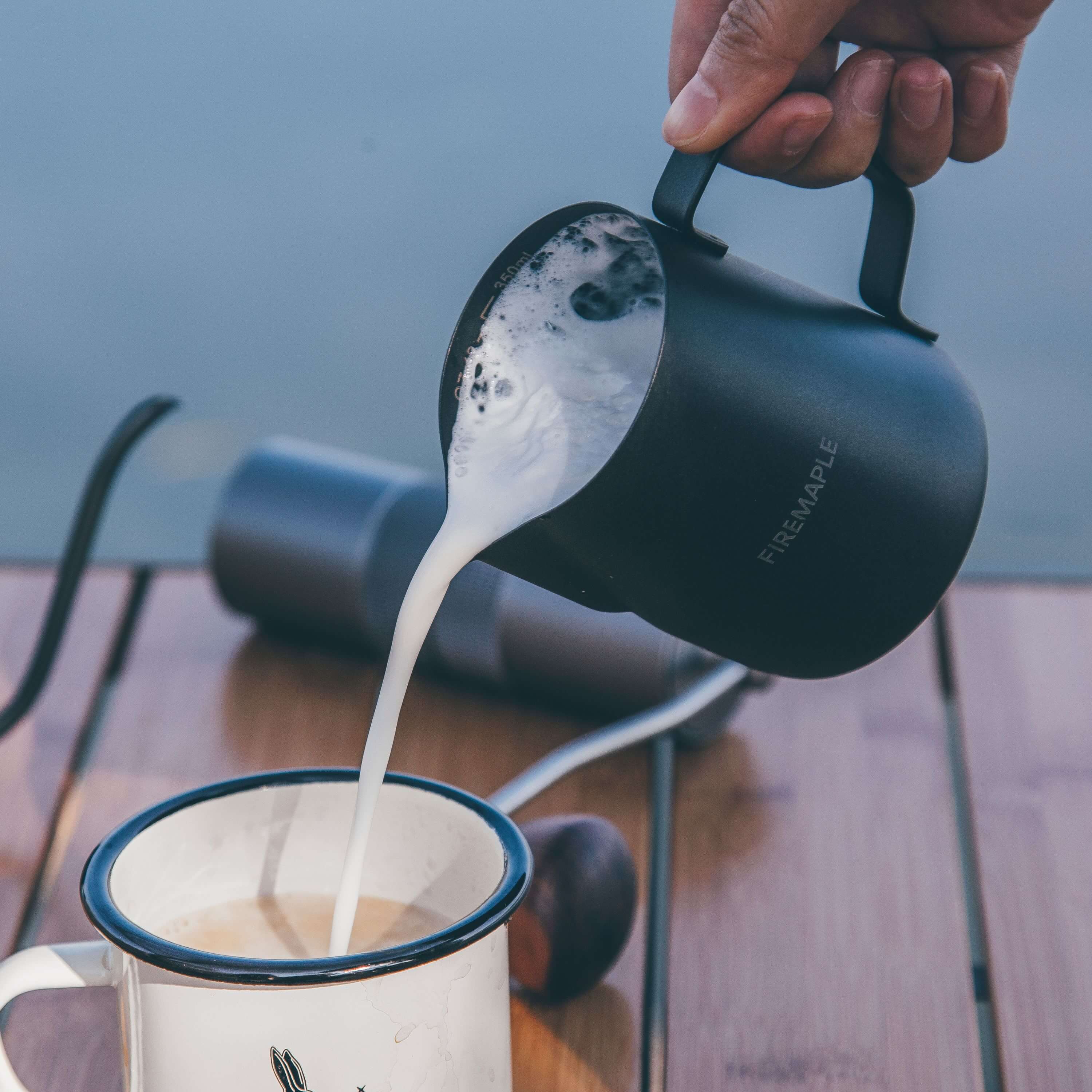 Pichet orca pour café et lait 350ml - Image 7