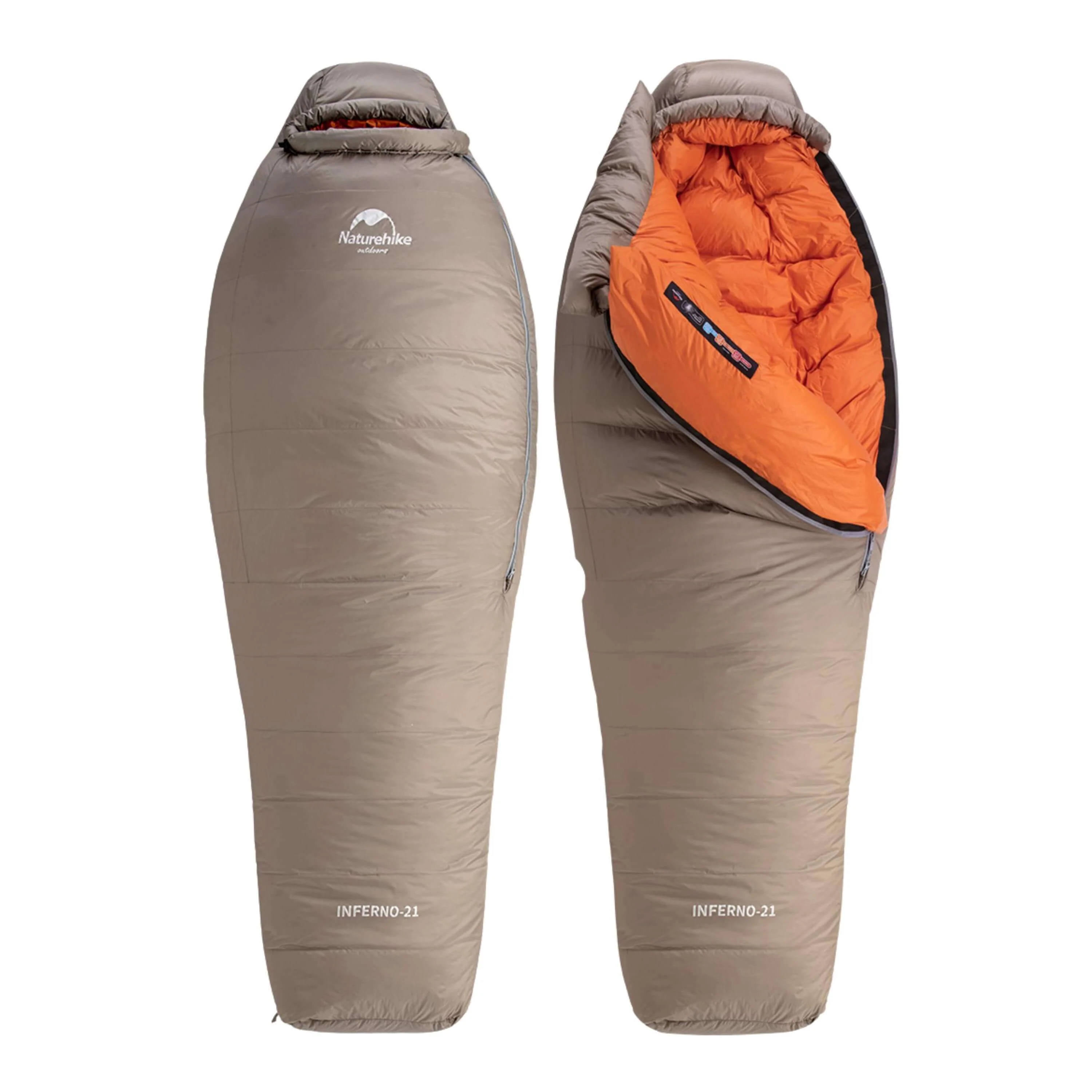 Sac de couchage momie Inferno en duvet - Image 4