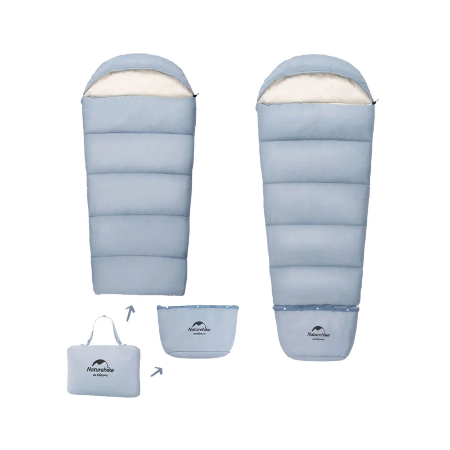 Sac de couchage pour enfants avec rallonge intégré - Image 9