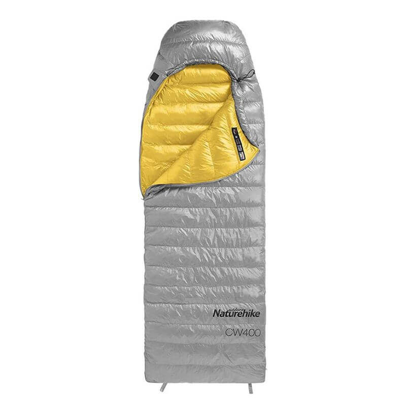 Sac de couchage rectangulaire 90% duvet d'oie - Image 6