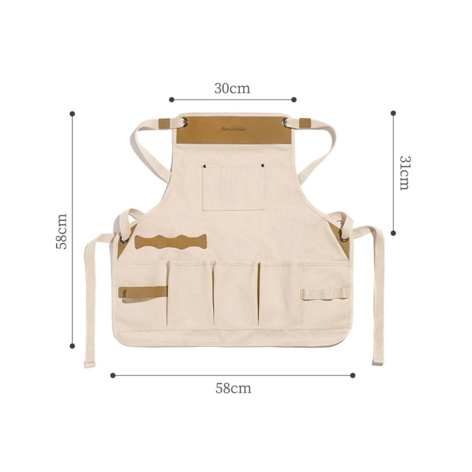 Tablier de camping en cuir - Image 4