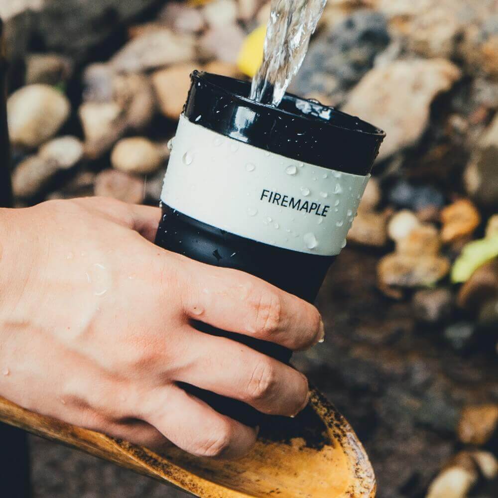 Tasse à café repliable en silicone 350ml - Firemaple - Image 2