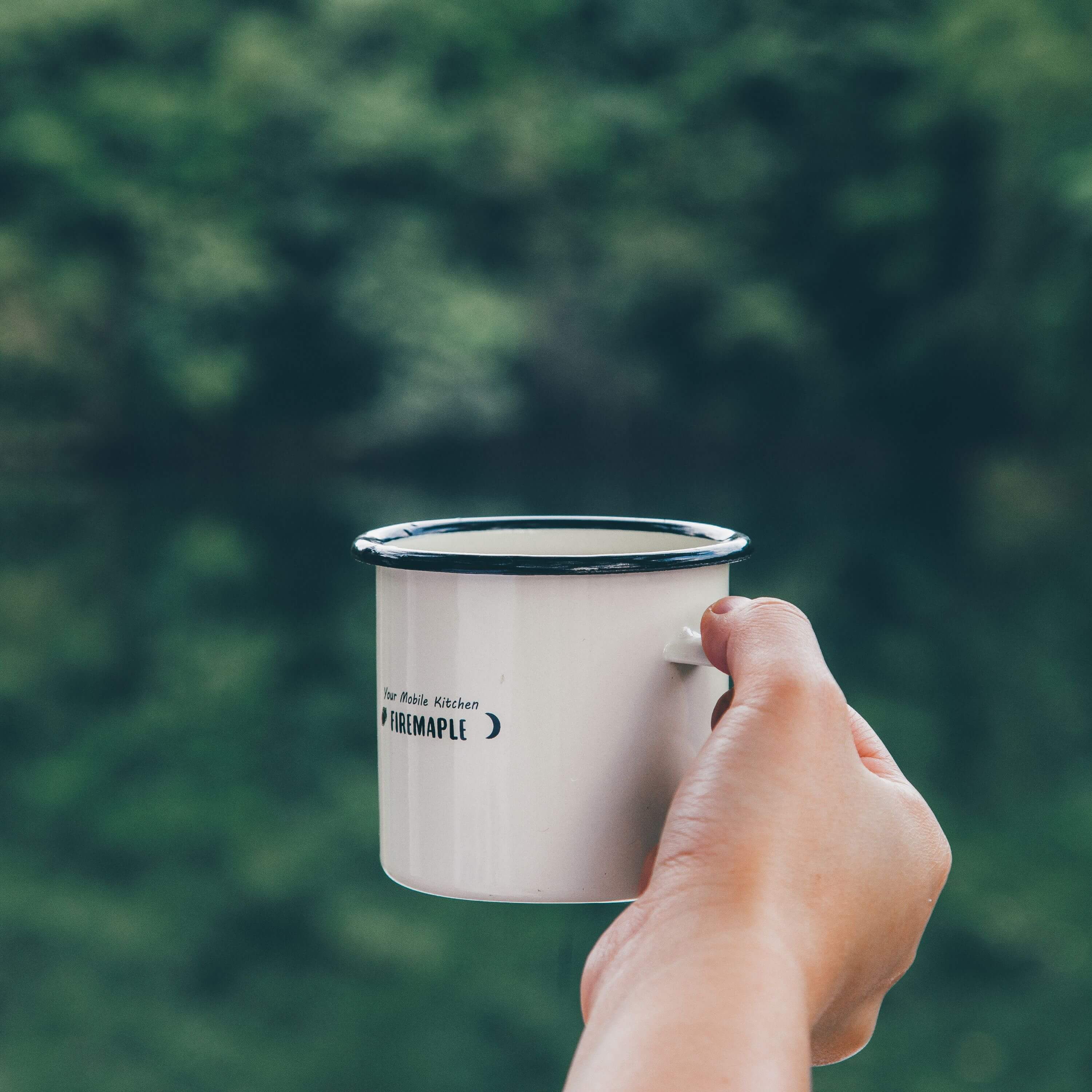 Tasse émaillée Corail - Image 2