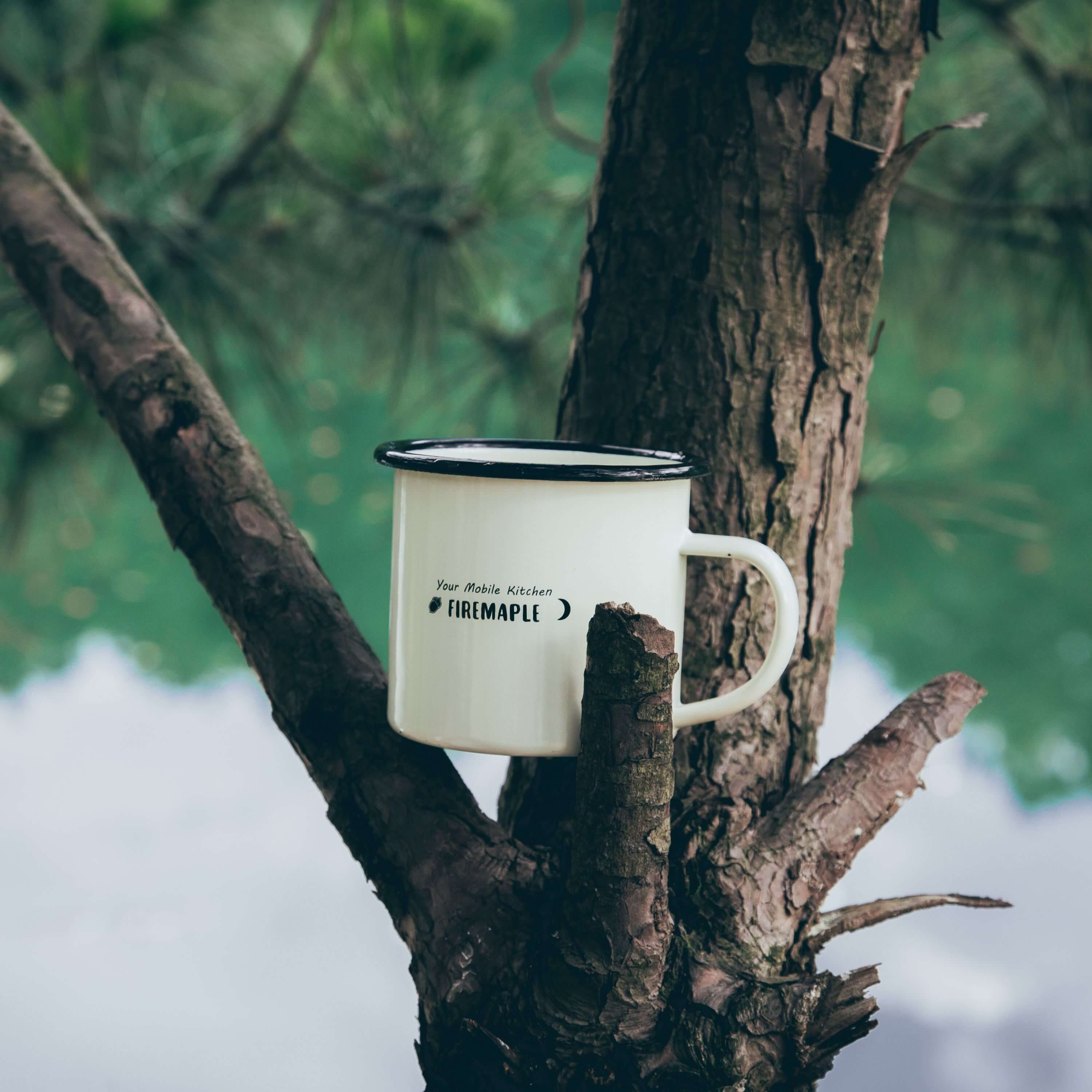 Tasse émaillée Corail - Image 4