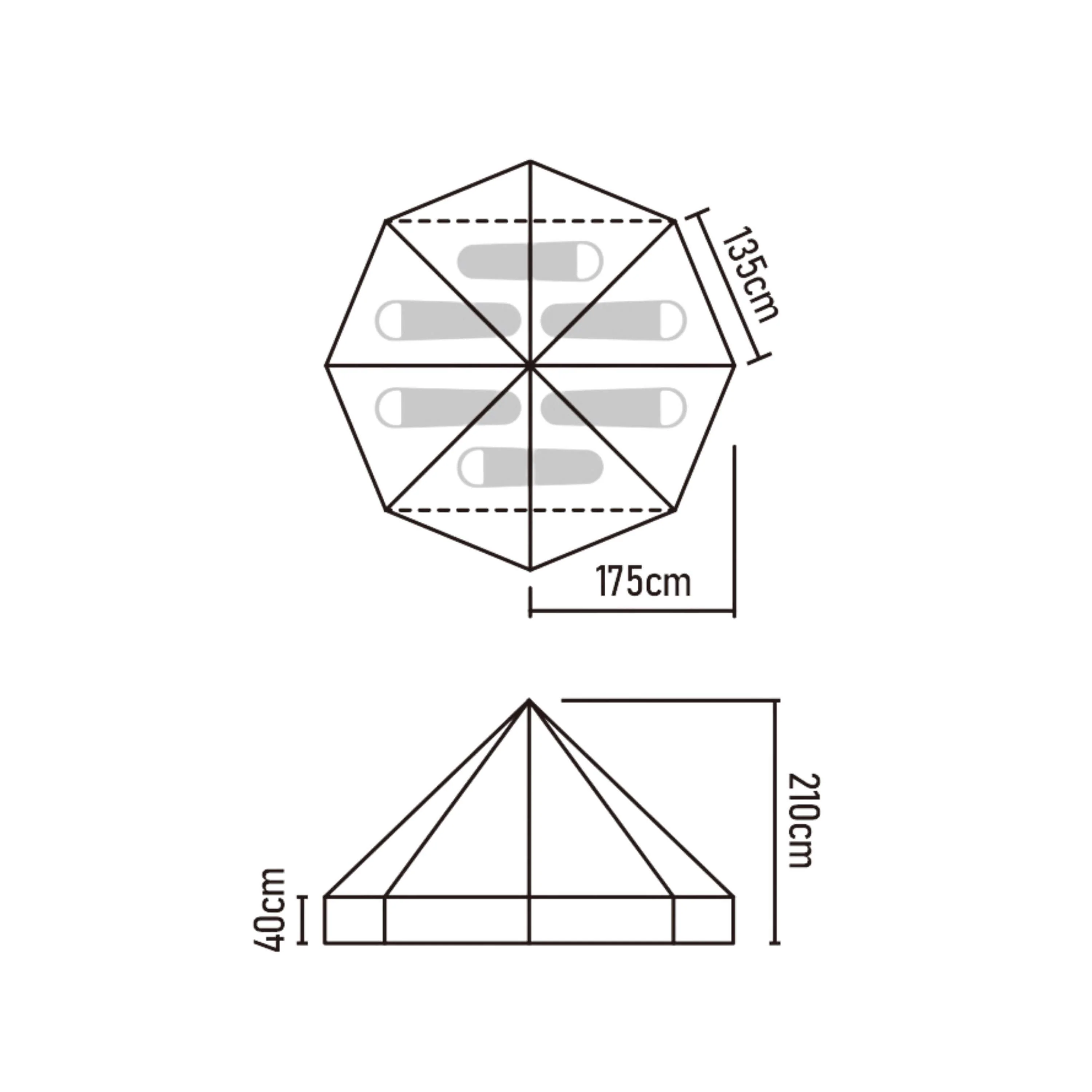 Tente pyramide Brighten 6.4 - Image 6